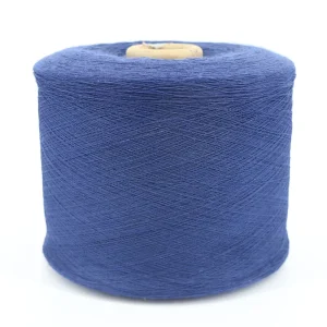 Recycled Cotton Polyester Yarn for Machine Knitting Embroidery & Sewing Dyed High Tenacity Eco Friendly