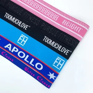 Recycled Custom Elastic Webbing Jacquard Band Underpants Waistband for Underwear Boxer