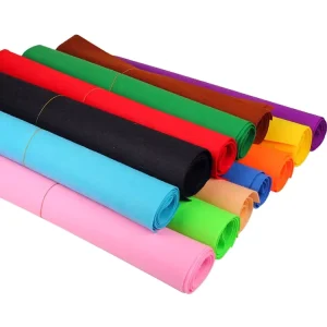 Recycled RPET Felt 1mm 2mm 3mm 4mm 5mm Felt Fabric Sewing Felt Sheet Cloth for Industrial