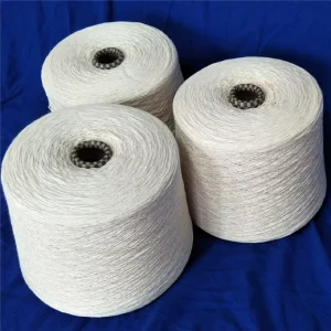 Recycled Regenerated Cotton Polyester Blended Open End Carded Yarn Ne 8s Eco-Friendly for Knitting Weaving 30 Colors CV0.5%