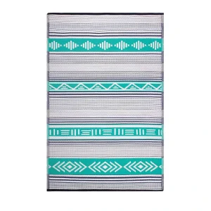 Recycled Waterproof Outdoor Carpets Plastic Reversible Outdoor Camping Mat Large Machine Weaving Outdoor Carpets