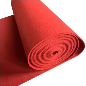 Red Carpets Washable Tufted Reversible Brushed Polyester Carpet Rug Rolls for Weddings Sports Hotels Exhibitions & Picnic Use