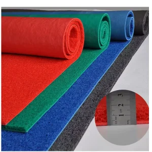 Red Grey Promotional Mat Printed Wall to Wall Carpet Floor Mat Price of Plastic Carpet Price of Pvc Flooring Carpet