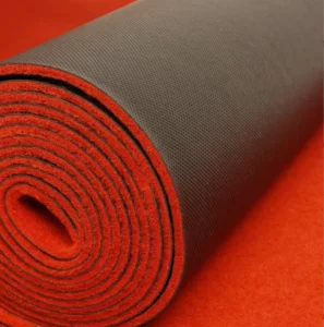 Red Wedding Event Carpet 6mm Thickness 2mx20m High quality Red Carpet with PVC Rubber Base Service Life of 2 Years Carpets
