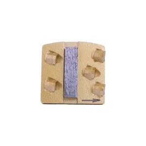 Redi Lock 1/4PCD*5 With Diamond Bar Abrasive Pad Durable PCD Diamond Segment Concrete Epoxy Glue Coating Removing