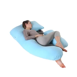 Removable Cover Cooling Vintage U Shape Maternity Pregnancy Body Pillow for Women