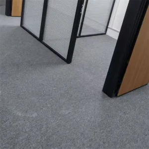 Resilient Custom Design Wall to Wall Loop Pile Carpet Broadloom for Bank Waiting Room and Professional Office Environment