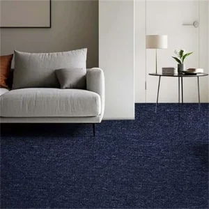 Resilient Custom Design Wall to Wall Loop Pile Carpet Broadloom for Bank Waiting Room and Professional Office Environment