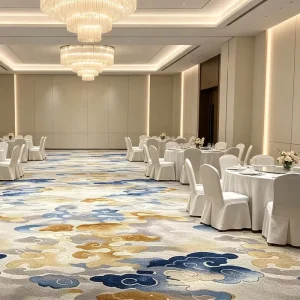 Resort Builder Polyester Wall to Wall Carpet Anti slip Wear proof OEM Custom Free Sample Free Color Swatch