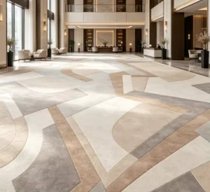 Retail Showroom Broadloom Carpet Solution Dyed Nylon Luxurious Look Fade Resistant Custom Design for Brand Store Wholesaler