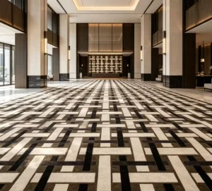 Retail Store Carpet Tufted Nylon Loop Pile Heavy Traffic Stain Resistant Custom Logo for Chain Store Project Supply