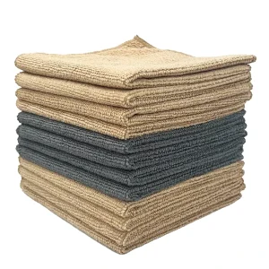 Reusable 30x30cm Warp Knitted Microfiber Towel Absorbent Eco Friendly Lint free Kitchen Car Use Dish Polishing Cleaning Cloths