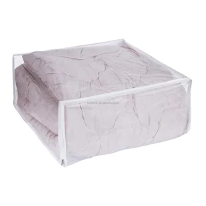Reusable Comforter PVC Packing Bag Custom Design Clear Vinyl Storage Bag for Blanket Duvet