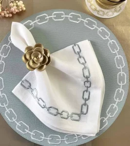 Reusable Linen Napkin Cloth Washable Soft and Durable Napkin for Parties Christmas Weddings Custom Napkin Placemat