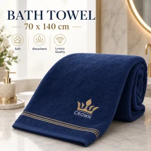 Reusable Microfiber Bath Towel Soft Lightweight Fast Drying for Camping Travel and Gym