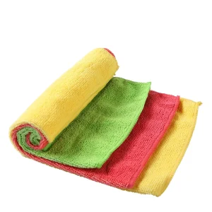 Reusable Rags Colorful Kitchen Microfiber Towels Non-Stick Oil Towel Quick Drying Cleaning Cloth for Dish Washing
