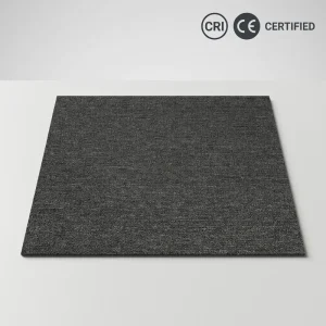 Reusable Soft Padded Carpet Tiles Easy DIY Installation Office Mixed Gray Carpet Squares Attached Carpet Tiles