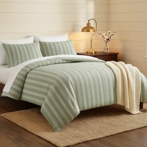 Reversible 85GSM Microfiber Comforter Set 5/7Pcs Modern Geometric Print Easy Care