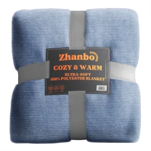 Reversible Chenille Blanket Flannel Fleece Super Soft Woven Texture Throw for Bed Sofa All Season Warm Decorative Throw Blankets