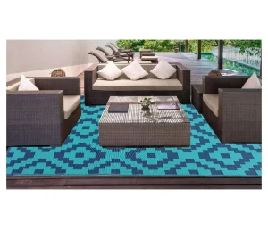 Reversible Large Area Mat Polypropylene Woven Plastic Outdoor Rug Rv Mat Patio Carpet