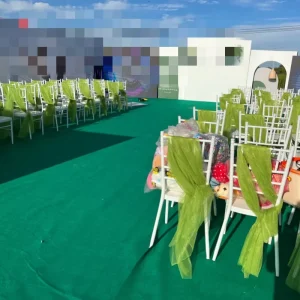 Reversible Polyester Woven Commercial Wedding Carpet Exhibitions Runner Picnic Carpet Outdoor Events Plain Runner Carpet