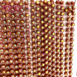 Rhinestone Plastic Banding Trimming for Garment Shoes Bags