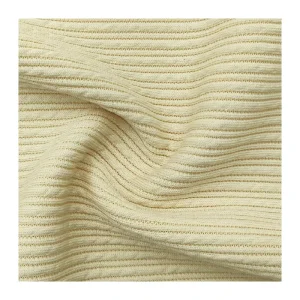 Rib 100% Polyester Fabric Textiles Clothing Solid Style Basic Memory Heavy 360gsm Crepe Weft for Girls Quick Dry Breathable