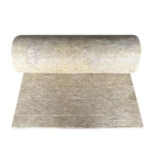 Rock Wool Insulation Mineral Wool Roll Rock Wool Blanket UET 6050 Non combustible Mineral Rock Wool Roof Insulation Roll