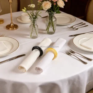 Round Napkin Ring Table Decoration Crafts for Family Party Wedding Hotel Gifts