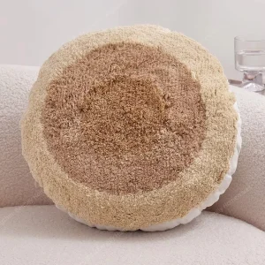 Round Shape 100% Cotton Throw Pillows Decorative Sofa Pillows for Home Decor Cushion