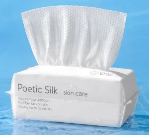 Rts Logo Customize Eco Friendly Disposable Soft Cleansing Facial Cotton Tissue Towel for Beauty Spa Household Use