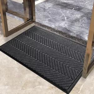Rubber Doormat 90cmx150cm Indoor Outdoor Door Mat for Entryway Commercial Door Mats Entrance Low Profile Welcome Mats Non Slip