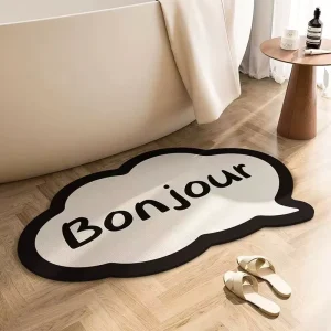 Rubber Non slip Bottom Easy Clean Modern Rugs Living Room Floor Mat Super Absorbent Bath Mat Quick drying Home Hotel Bathroom