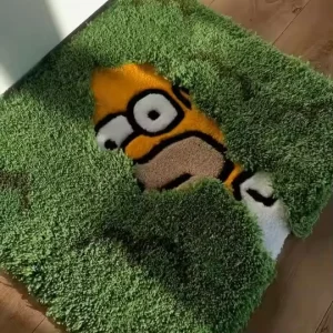 Rug Carpet Custom Brand Logo Modern Style Cartoon Floor Door Mat Sneakers Area Rugs