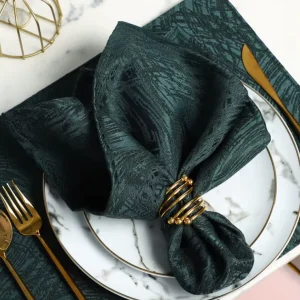 Rustic Gauze Napkins Polyester Wedding Decoration Party Dinner Napkins