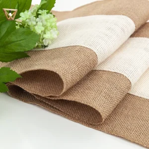 Rustic Woven Table Runner Home Decoration Square Long Table Cover Solid Patchwork Table Runners