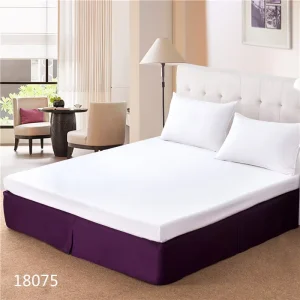 SANHOO Factory Price 5 Star Hotel Home Bed Valance Solid Color Dust Ruffle Bed Skirt Valance for Bed