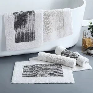 SANHOO Factory Terry Solid Color Bath Towel 100% Cotton Hotel Floor Mat Towel
