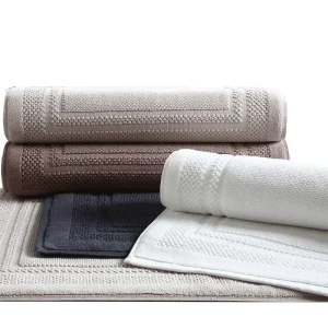 SANHOO Popular Design Hotel Water Absorbent Shower Mat Solid Color Large Size Hotel Floor Towel Bath Mat