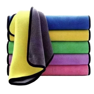 SC High Quality Coral Fleece Car Washing Towels Thickened and Absorbent for Effective Car Cleaning
