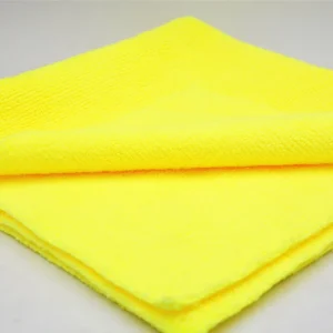 SCARCITY 100% High Quality Yellow Edgeless Coating Wax Car Cleaning Towel Free Sample Car Wash Towel