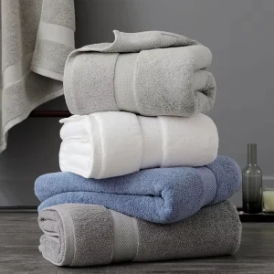 SPA Special 100% Cotton Bath Towel 70*140cm Soft Absorbent Fluffy Large Bath Sheet for Salon
