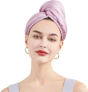 SYH803 Fast Drying Natural Magic Quick Dry Personalized Microfiber Curly Hair Wrap Towel Colorful Turban Towel for Ski Cycling