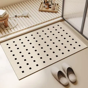 Safety First Bath Mats Rubber Construction Anti Skid Water Absorbent Quick Dry Bath Mats