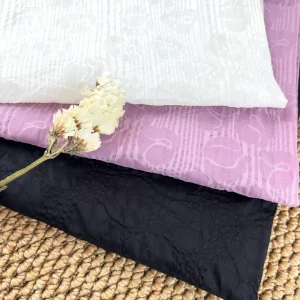 Salt Shrink Resistant Woven Cotton Abstract Line Print Home Textile