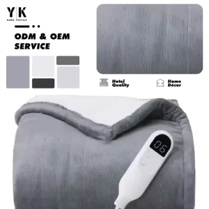 Sample Available Electric Blanket Heated Throw Home Office Use & Machine Washable Electric Blanket