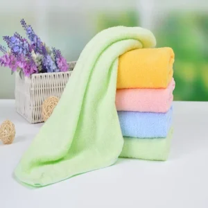 Sample Freely 100% Organic Bamboo Terry Cloth Baby Face Towel Compressed Disposable Baby Bamboo Washcloths