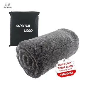 Sample Service Dual-Side Usable ISO 9001 Factory Car Wash Towel Edgeless Design Microfiber Car Towel