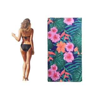 Sand Free Beach Towel Custom Personalized Name Bath Pool Beach Towel Accept Customized Logo