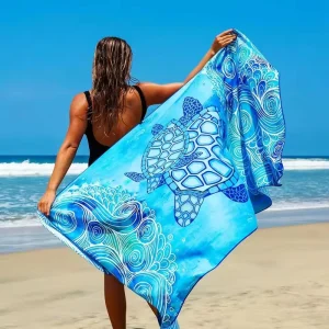 Sand Free Quick Dry Super Absorbent Large Towels for Travel Vacation Microfiber Lightweight Thin Beach Towel